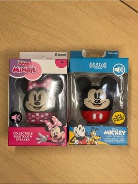 Disney Minnie & Mickey Collectible Bluetooth Speakers - Pink, Red, Blue